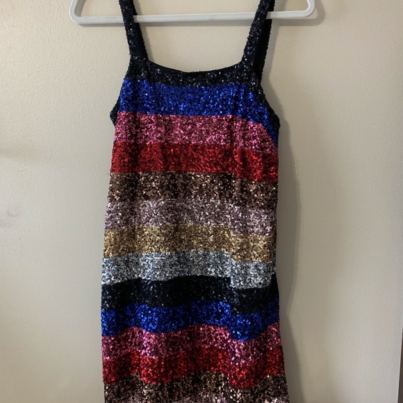 Gap Rainbow Sequin Dress - Picture 3 of 6